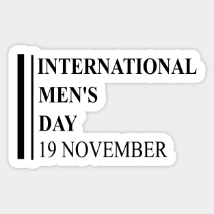 International Men's Day Sticker